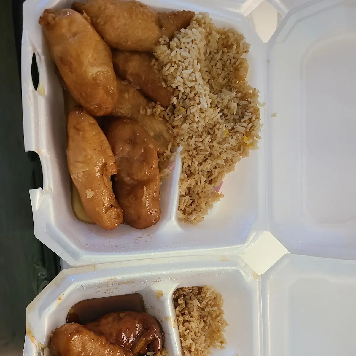 L Lemon Chicken R General Tongs Chicken