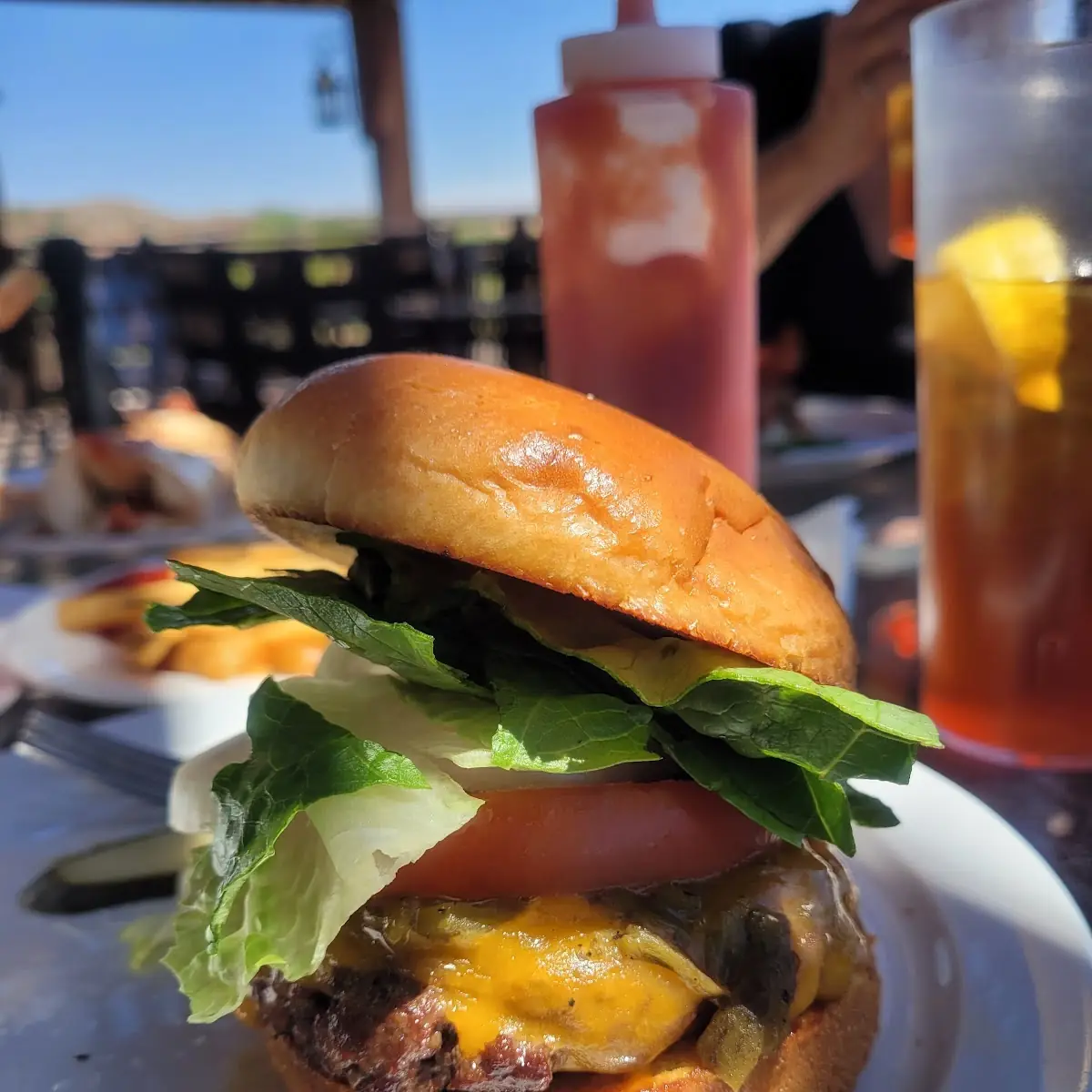 Green Chili Cheeseburger