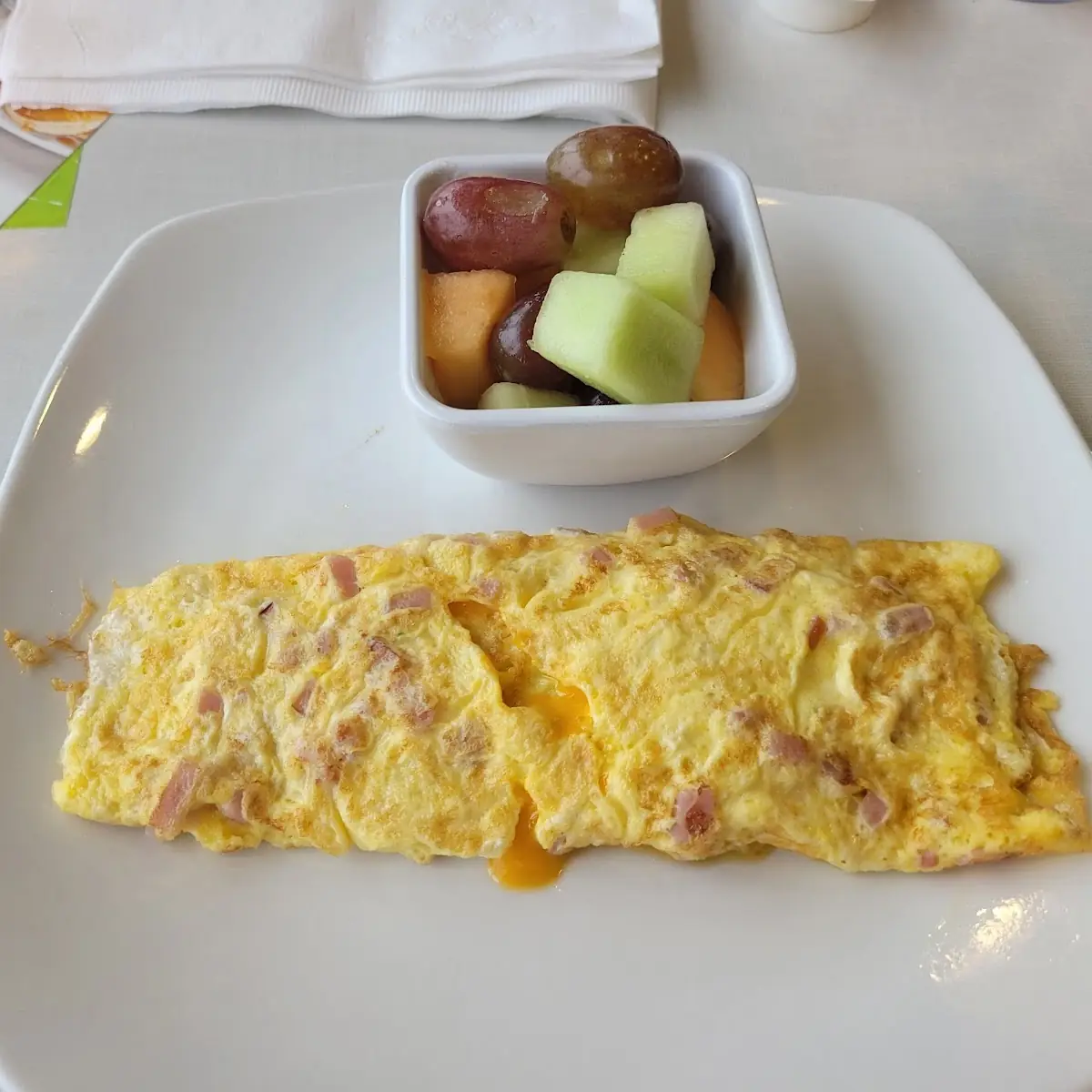 55 Ham and Cheese Omelette