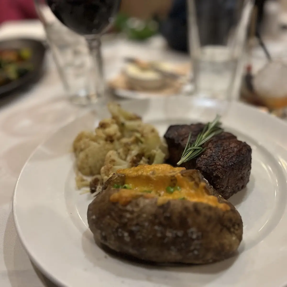 8oz Filet with Loaded Baked Potato