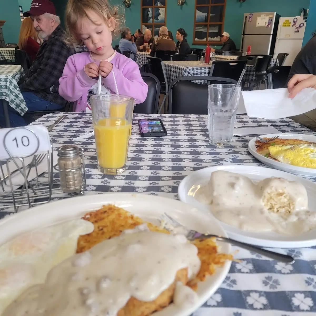 Country Fried Steak and Eggs
