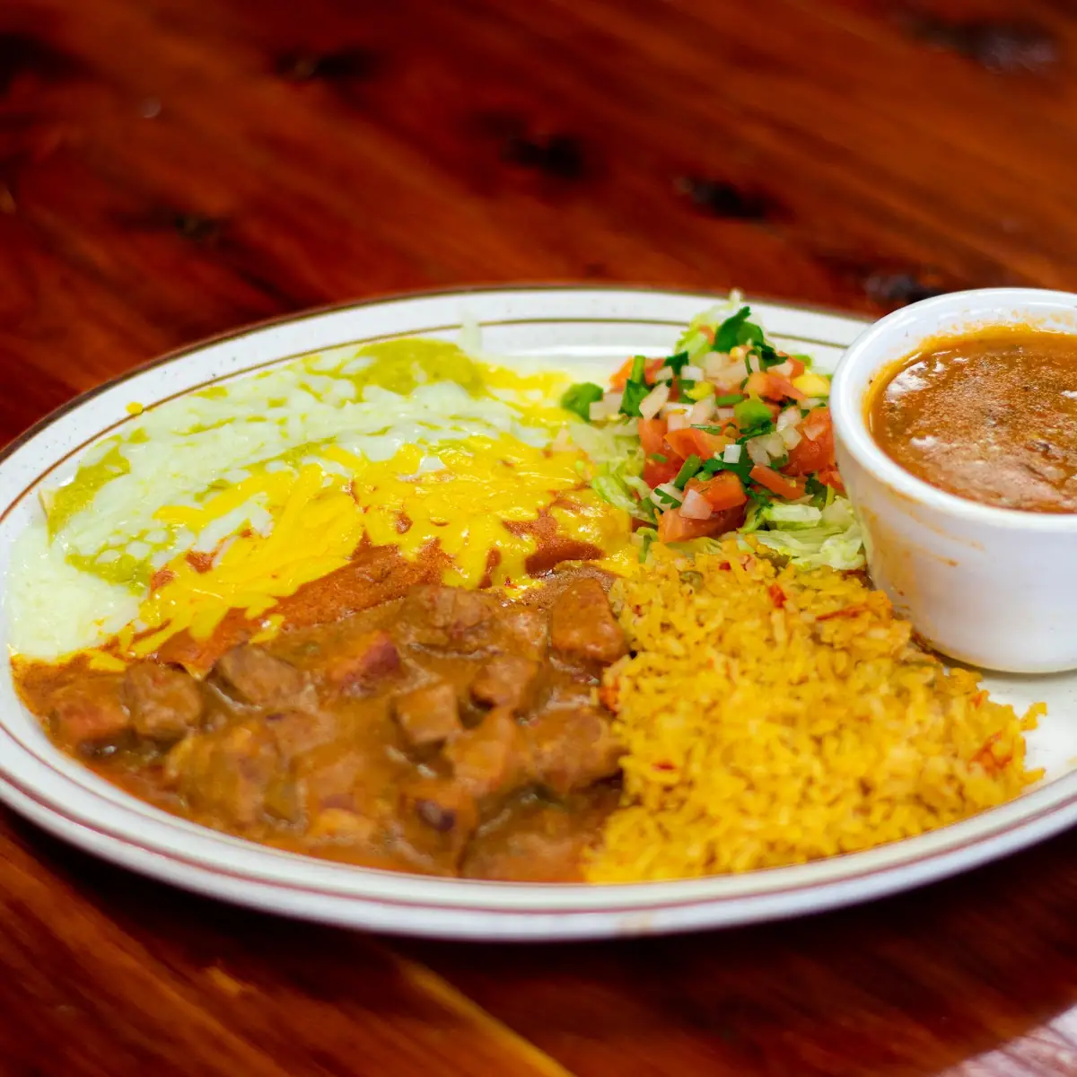 Carne Guisada Plate