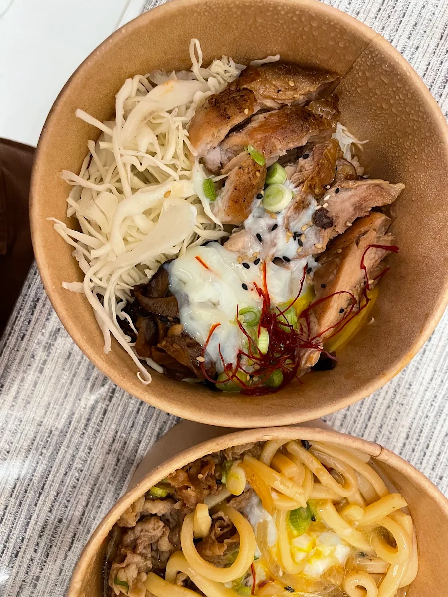 Chicken Teriyaki Don, Café Noya - First Udon Café in Montreal