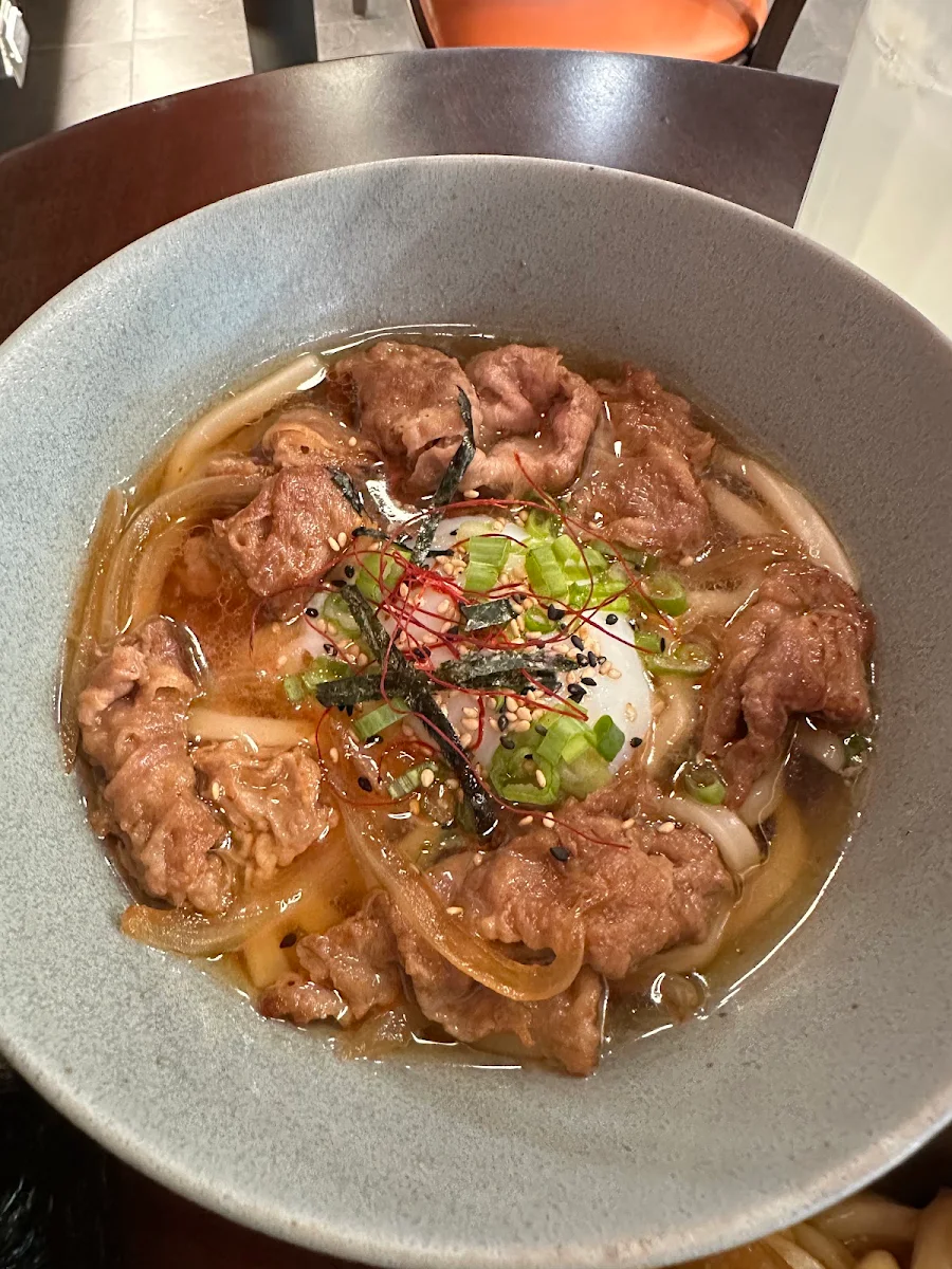 Udon Cold Soy Beef, Café Noya - First Udon Café in Montreal