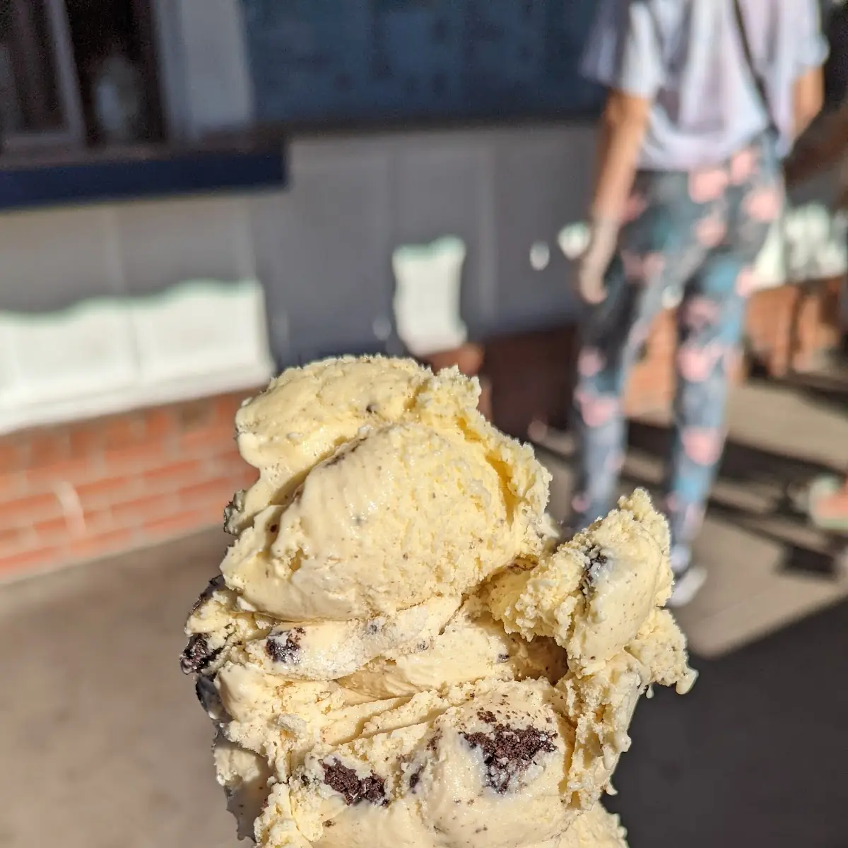 Cookies and Cream Ice Cream Cone