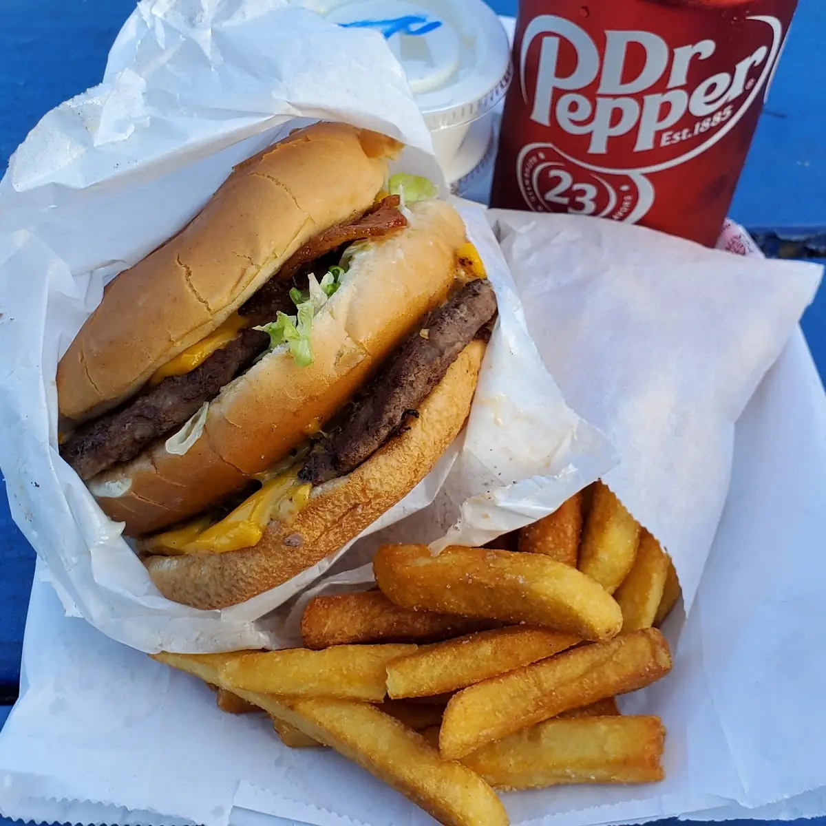 Double Cheeseburger with Bacon Combo