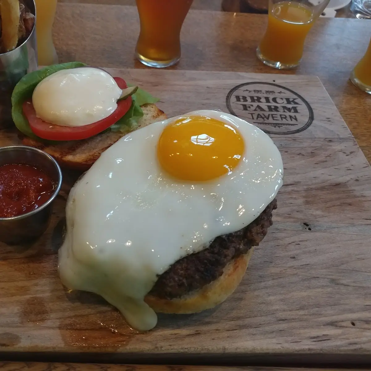 Grass Fed Burger and Fries