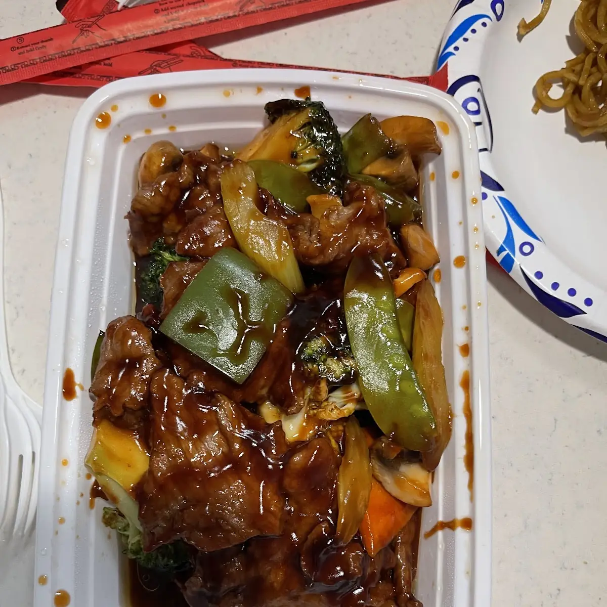 Beef with Garlic Sauce