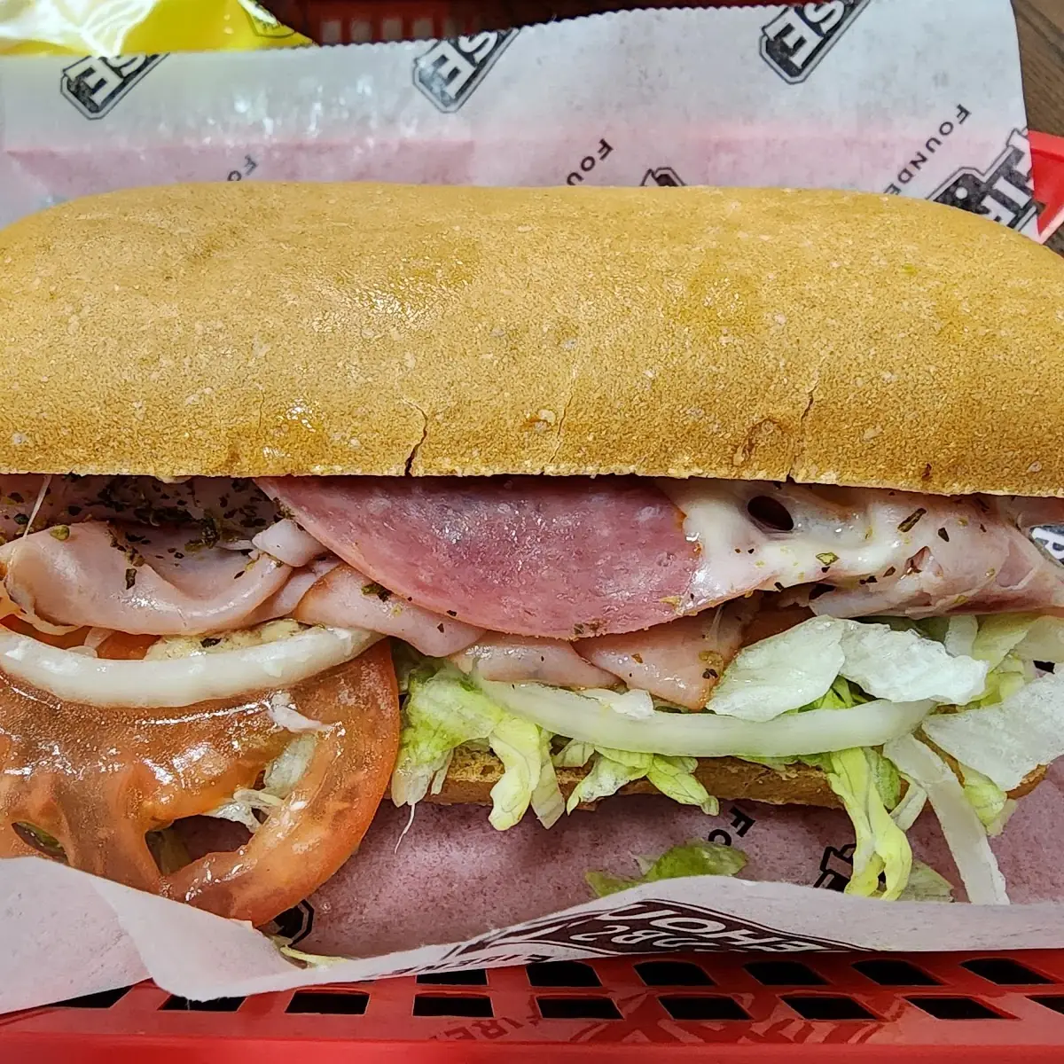 Italian Sub on GF Bread