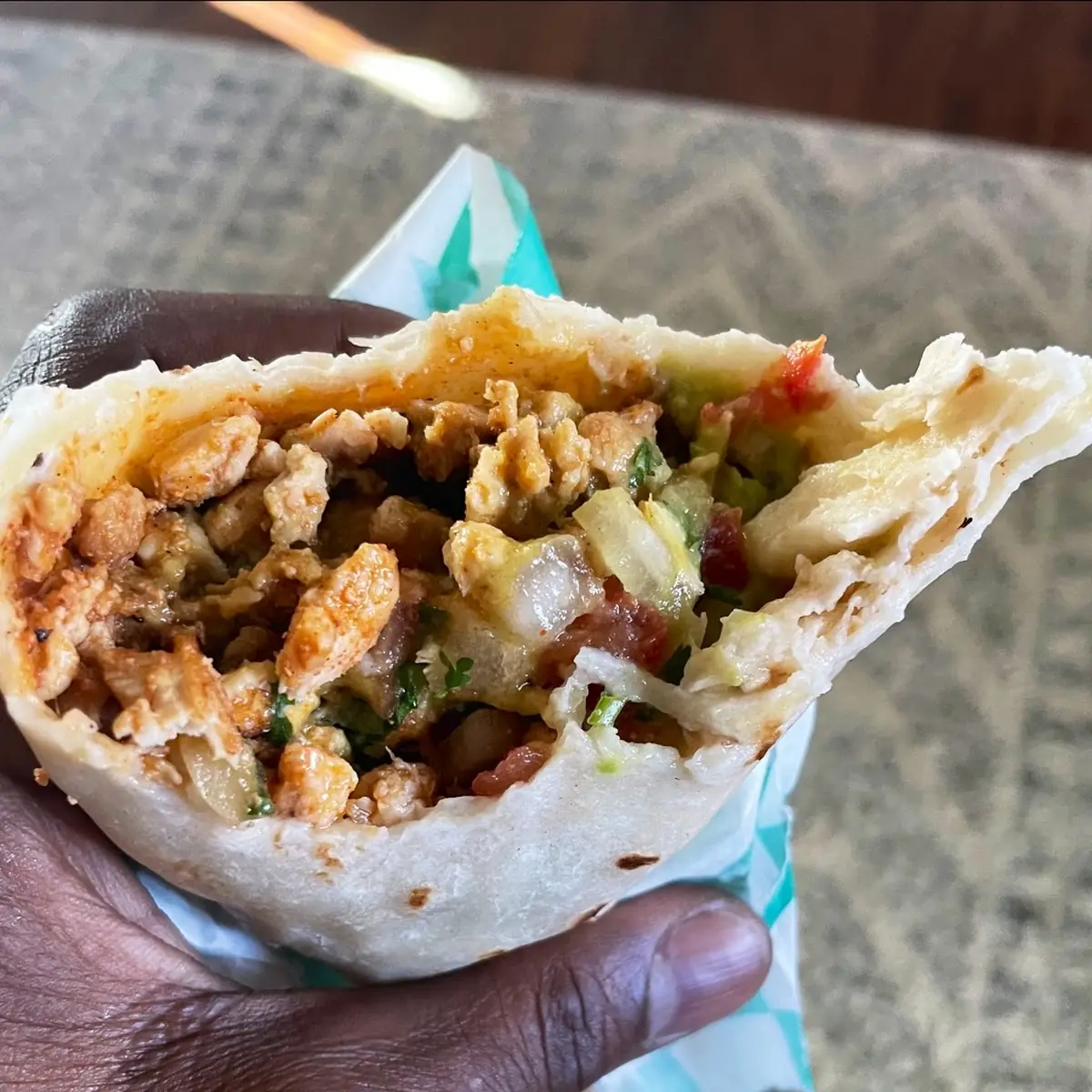 Grilled Chicken Burrito