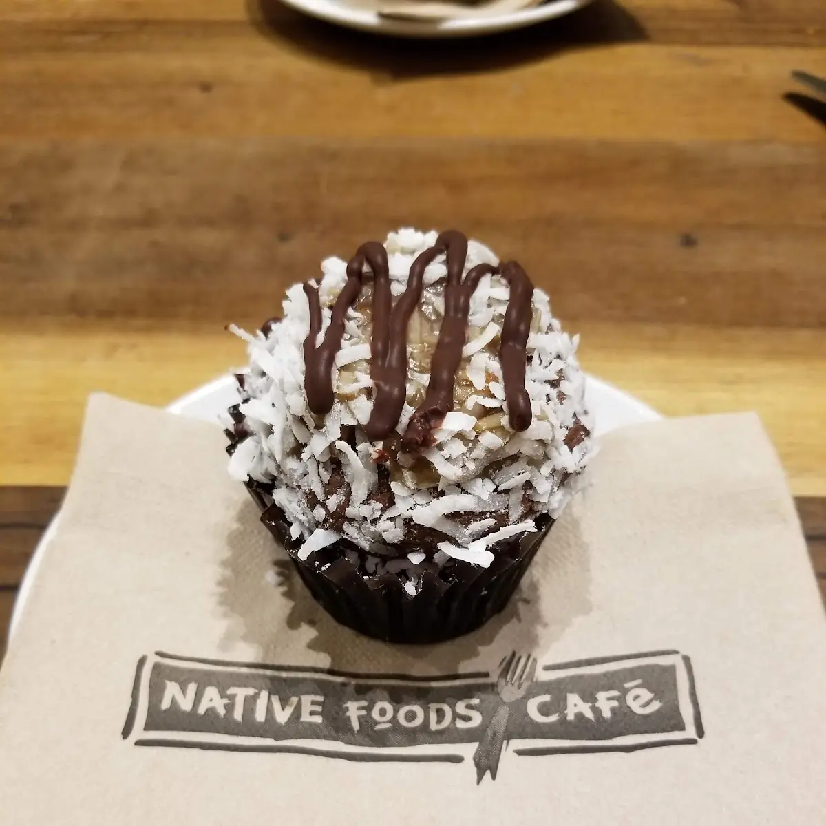 German Chocolate Cupcake