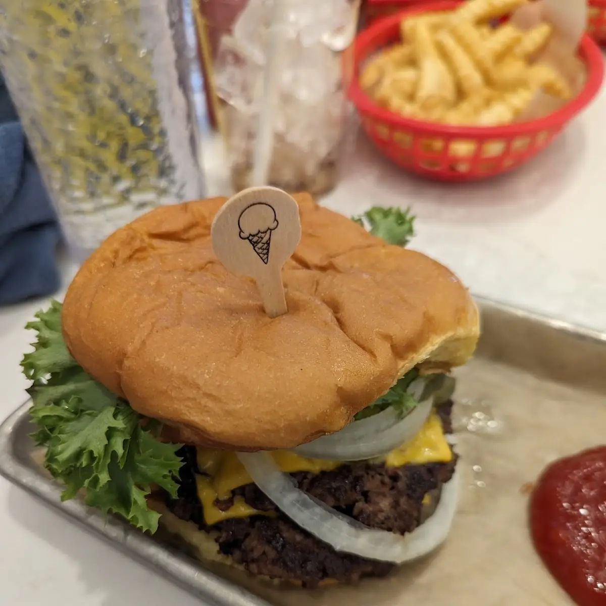 Double Cheeseburger with Fries
