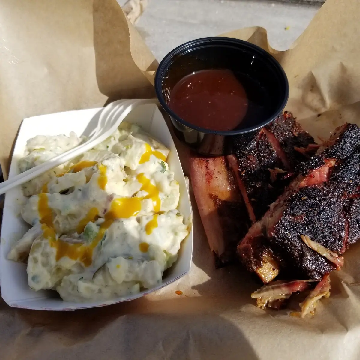 Potato Salad Ribs