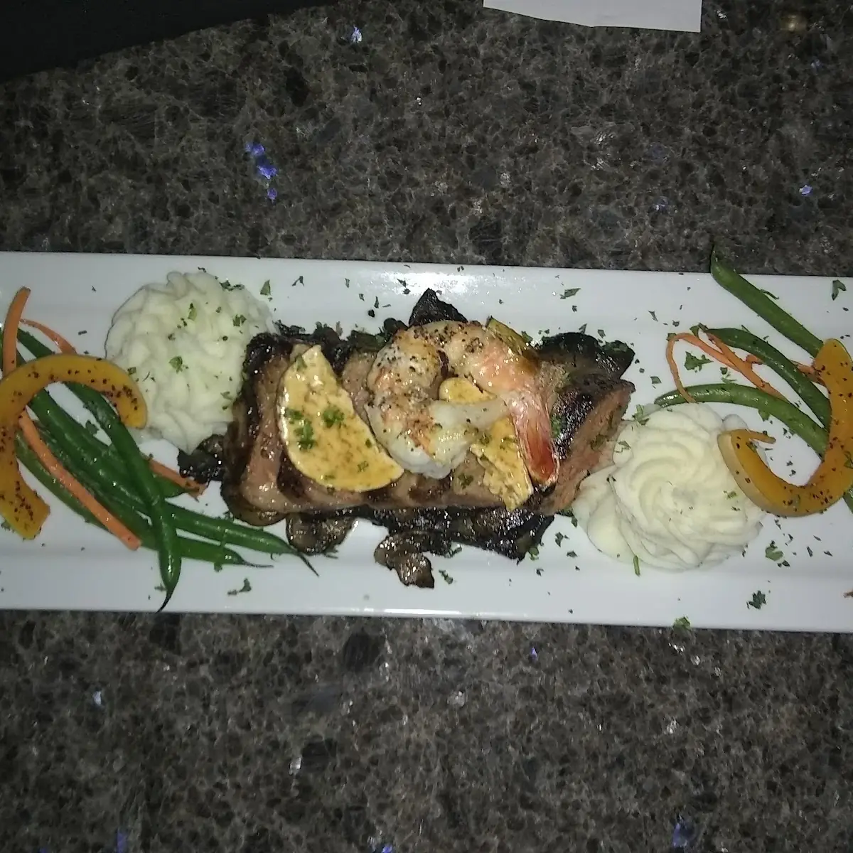 Split New York Strip