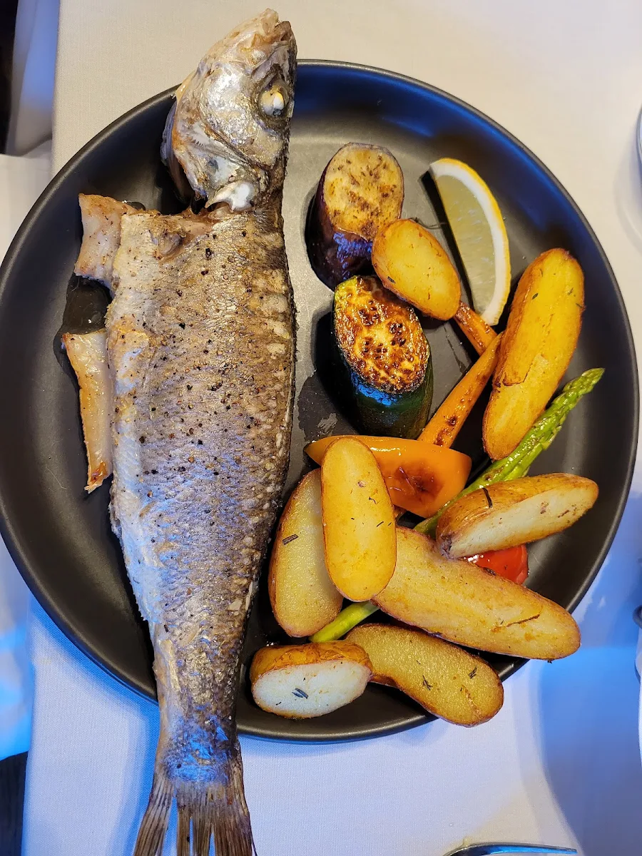 Oven Baked Branzino