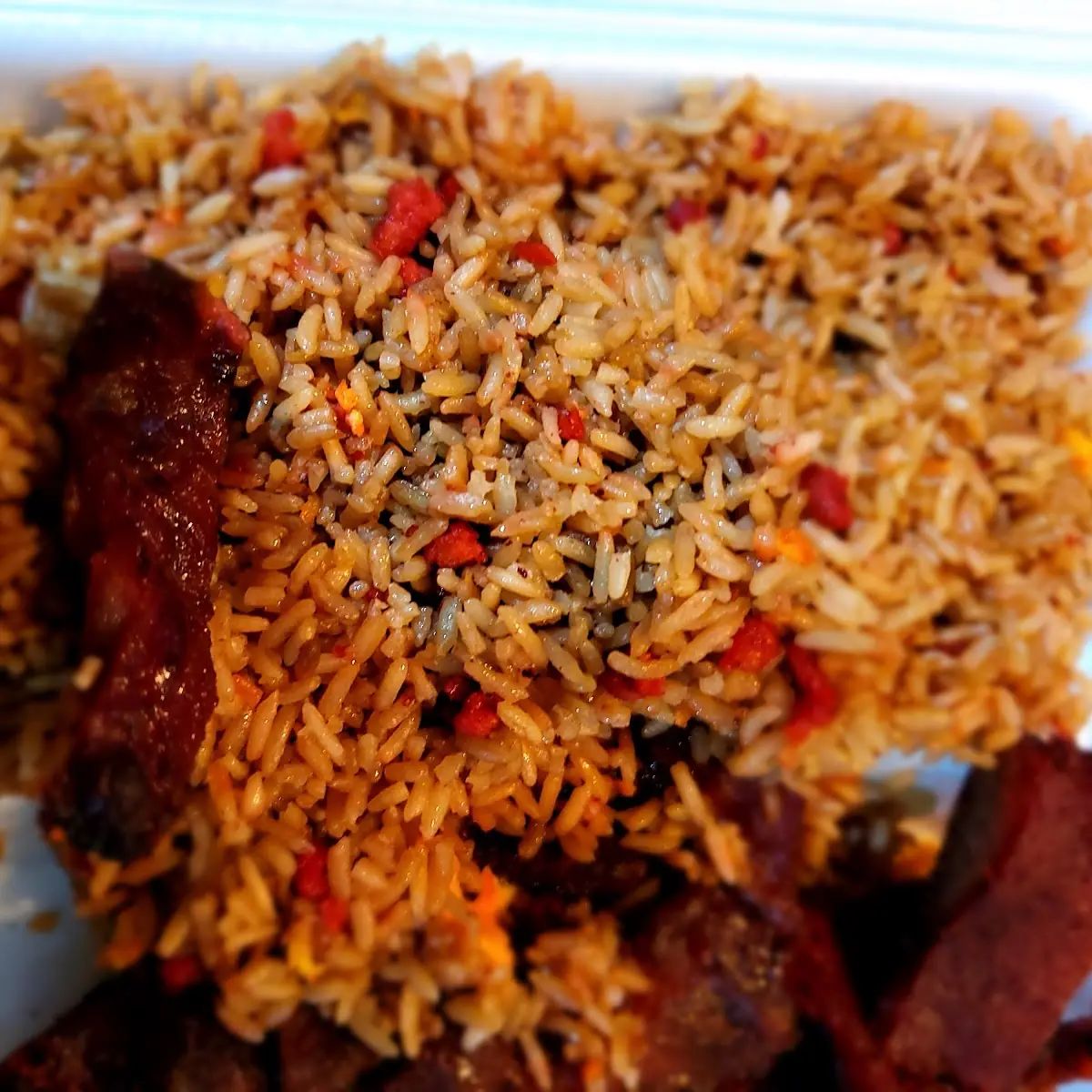 Fried Rice and Boneless Spare Ribs