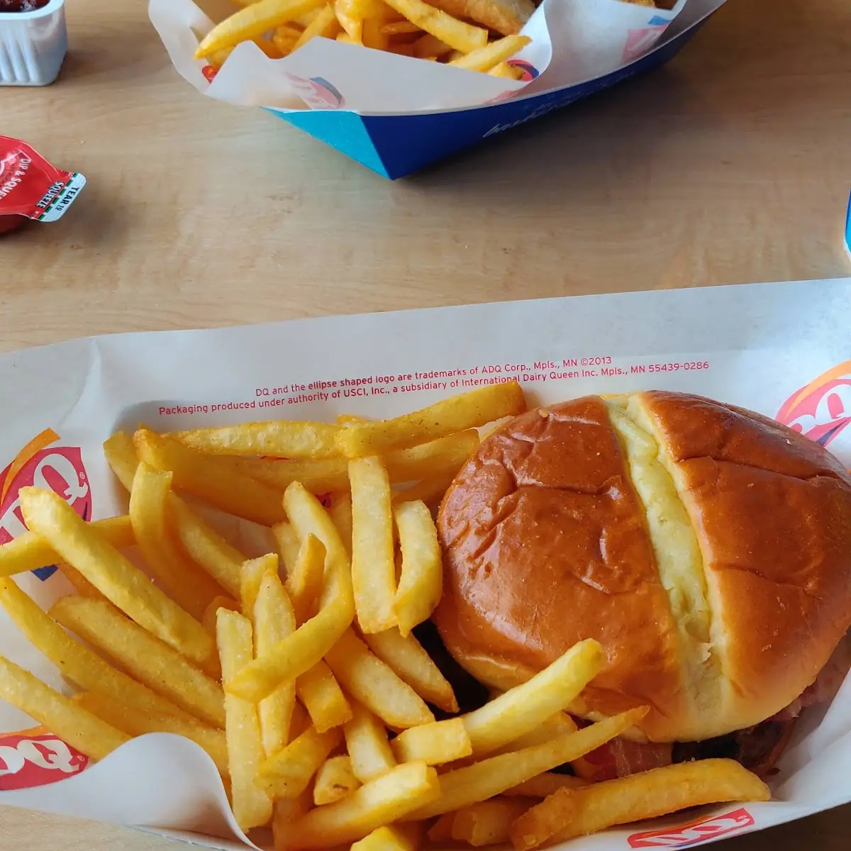 Bacon Cheeseburger with Fries