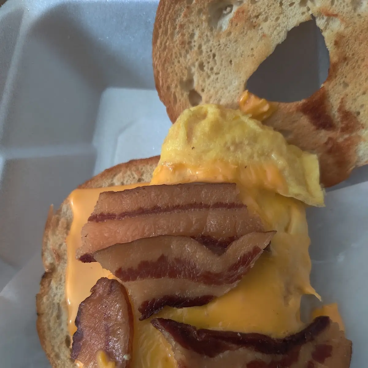 Breakfast Sandwich with Bacon