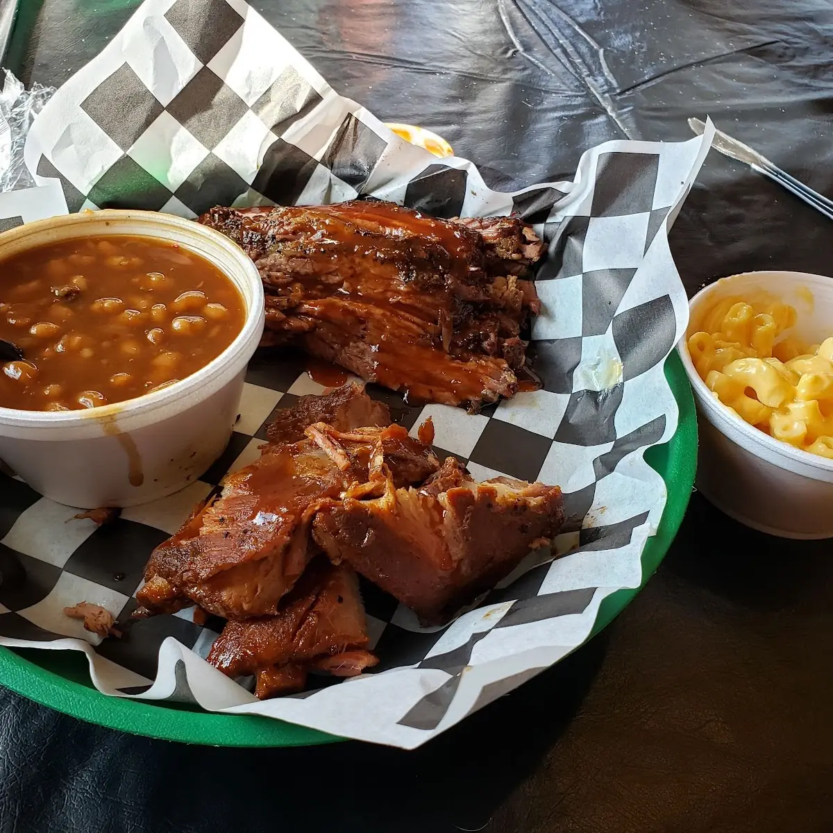 Pulled Pork Brisket Mac N Cheese