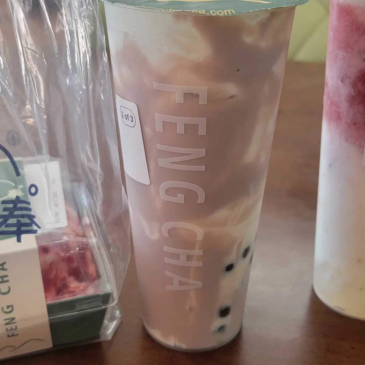Dirty Taro Bubble Tea