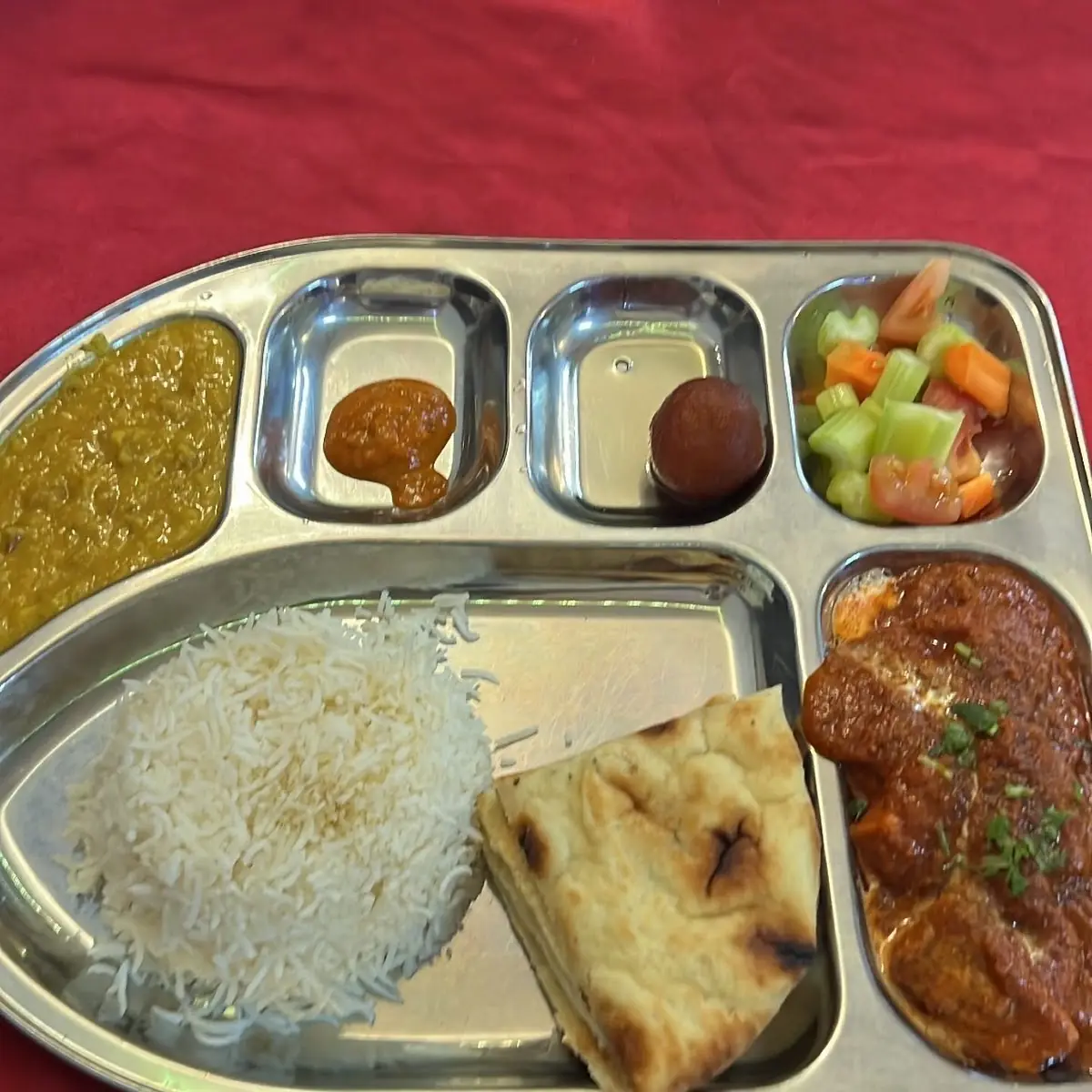 Palak Paneer Thali