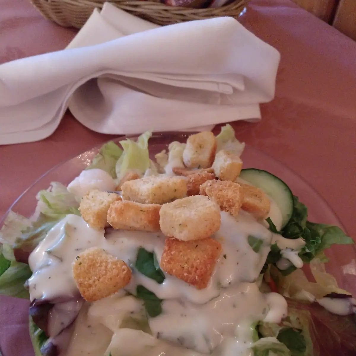 Tossed Salad and Breadsticks