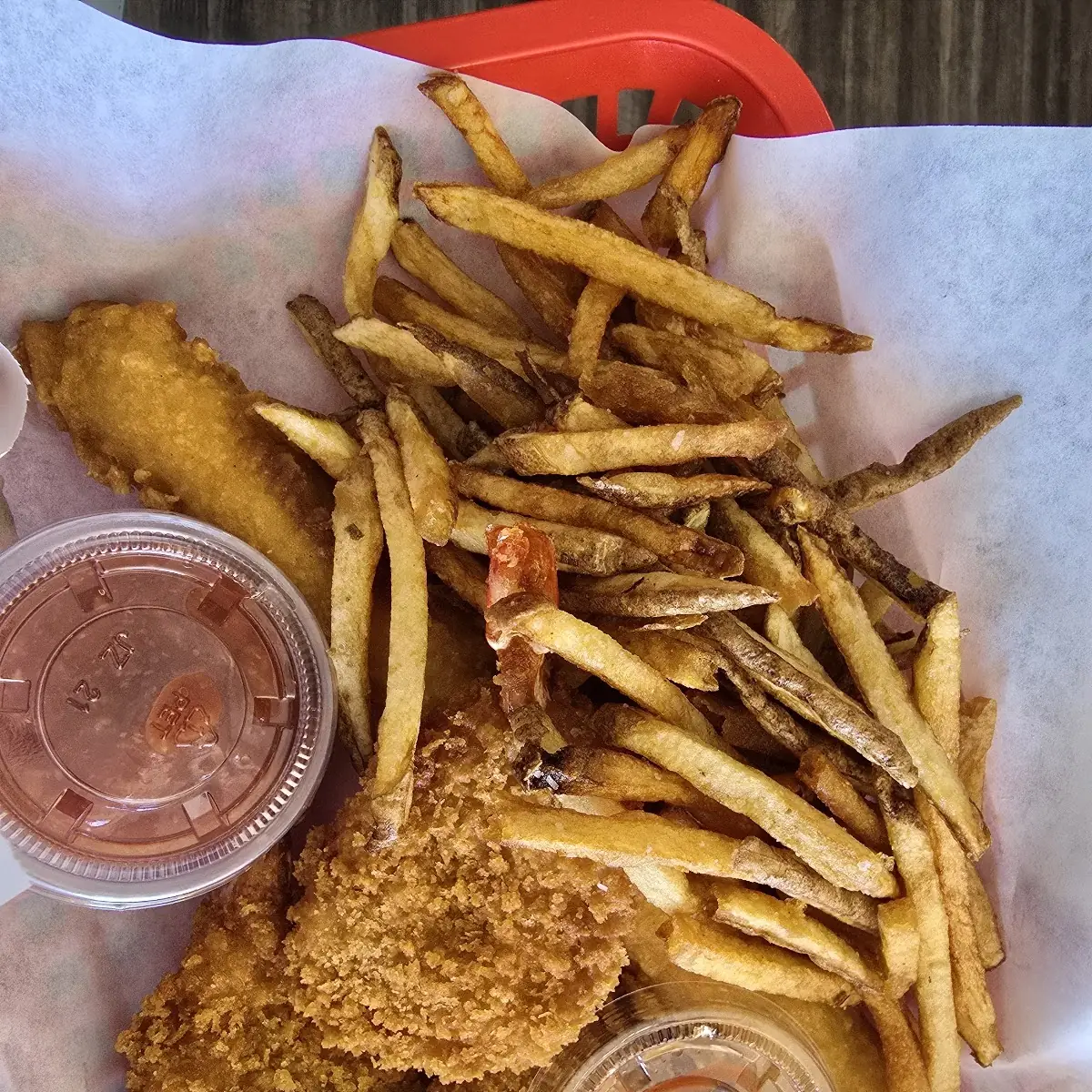 Fish and Shrimp Basket