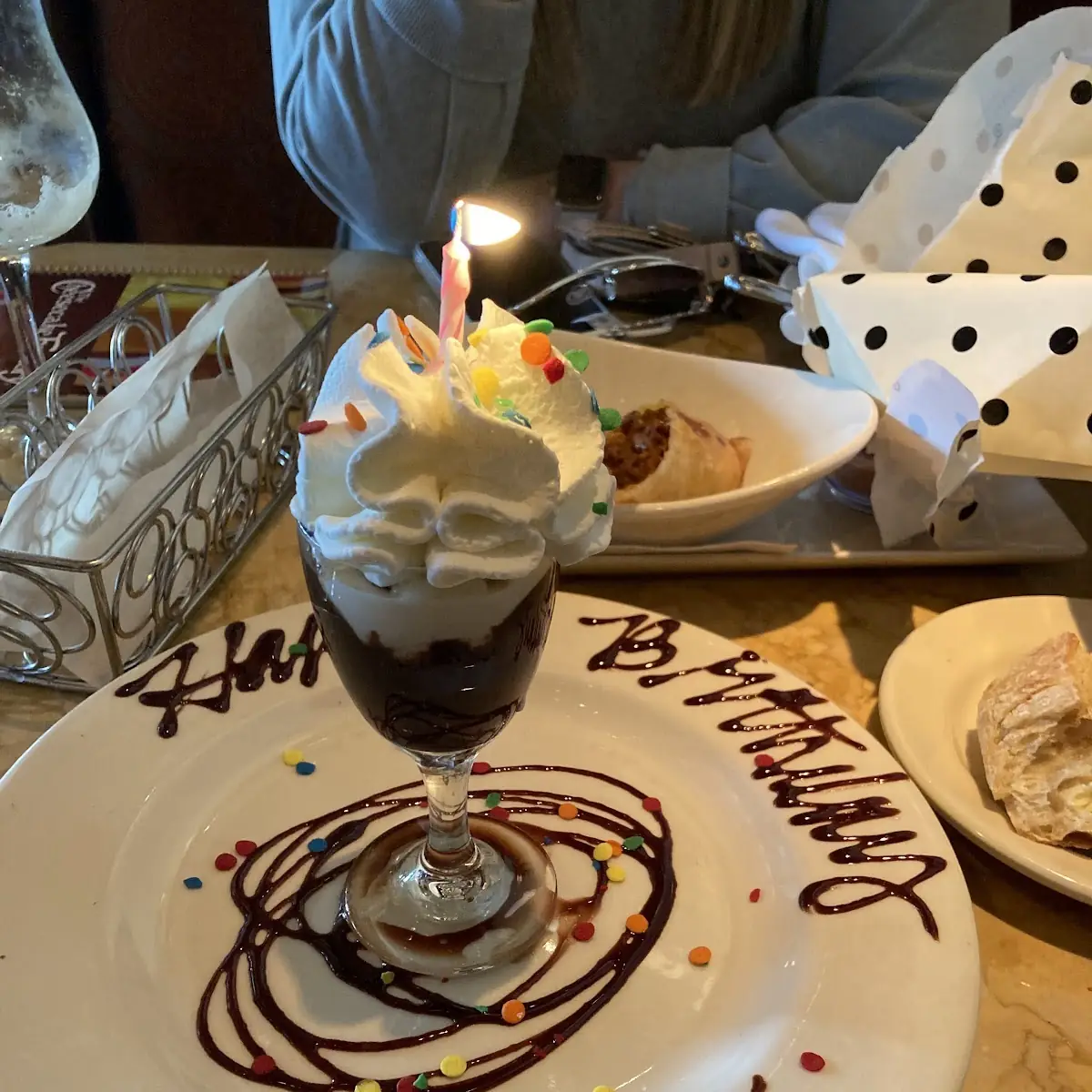 Birthday Cake in a Glass