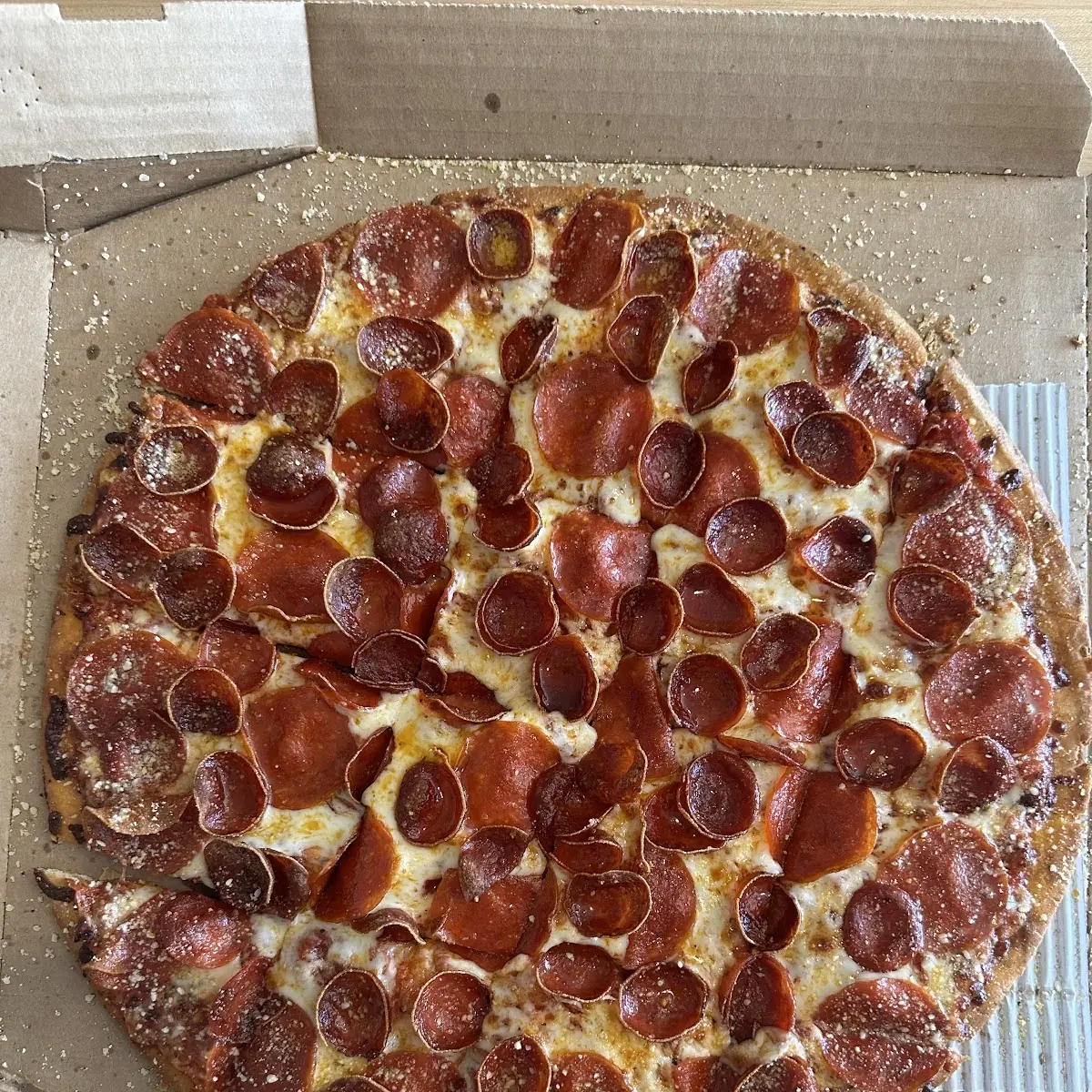Pepperoni Pizza Thin Crust
