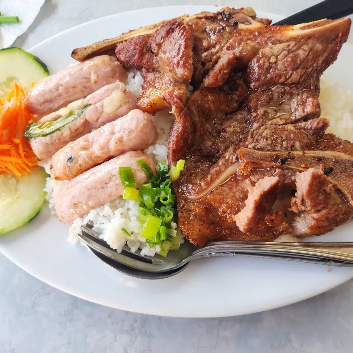 Nem Nuong Pork Chop Rice