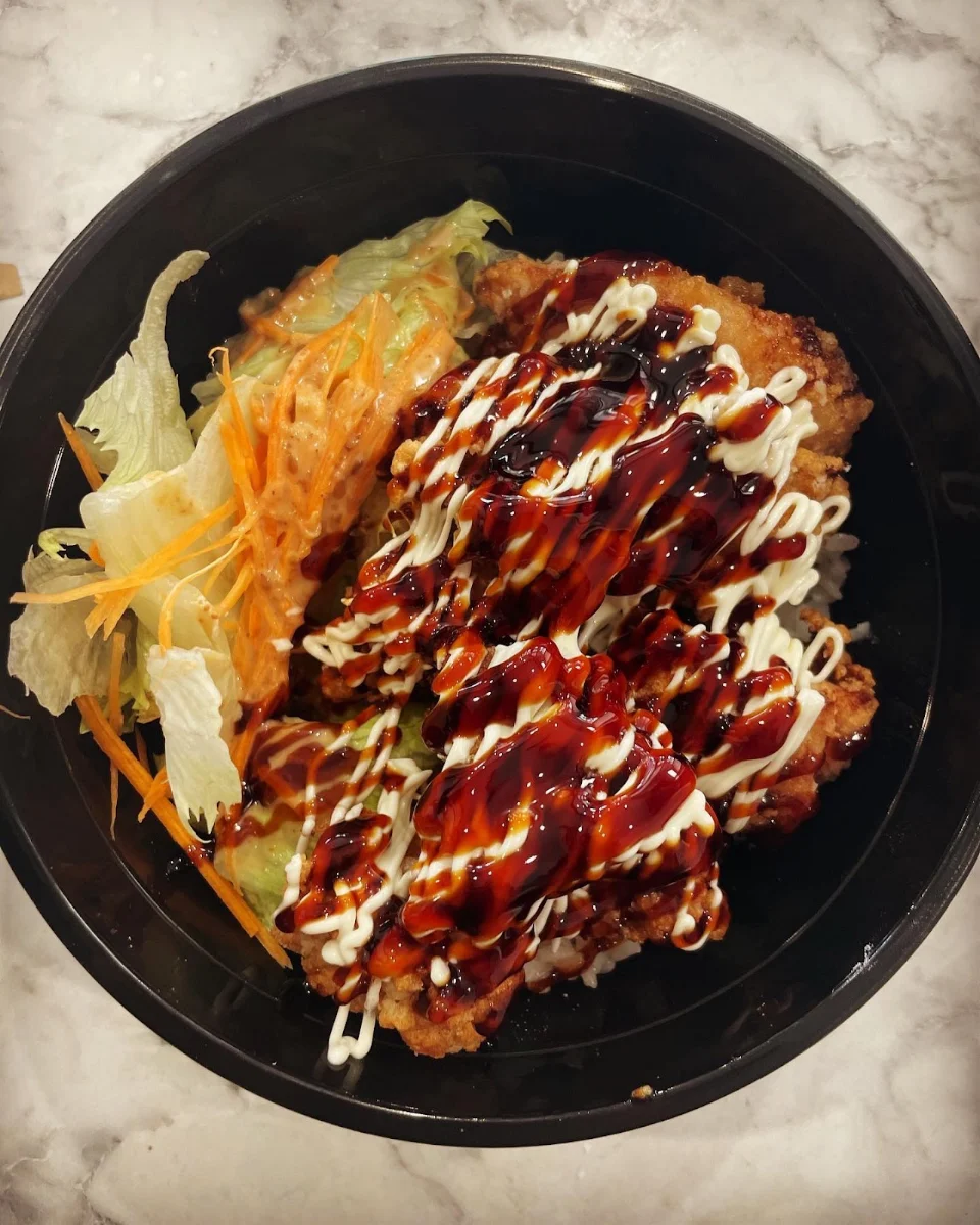 Teriyaki Chicken Okonomiyaki, Sushi Kasumi