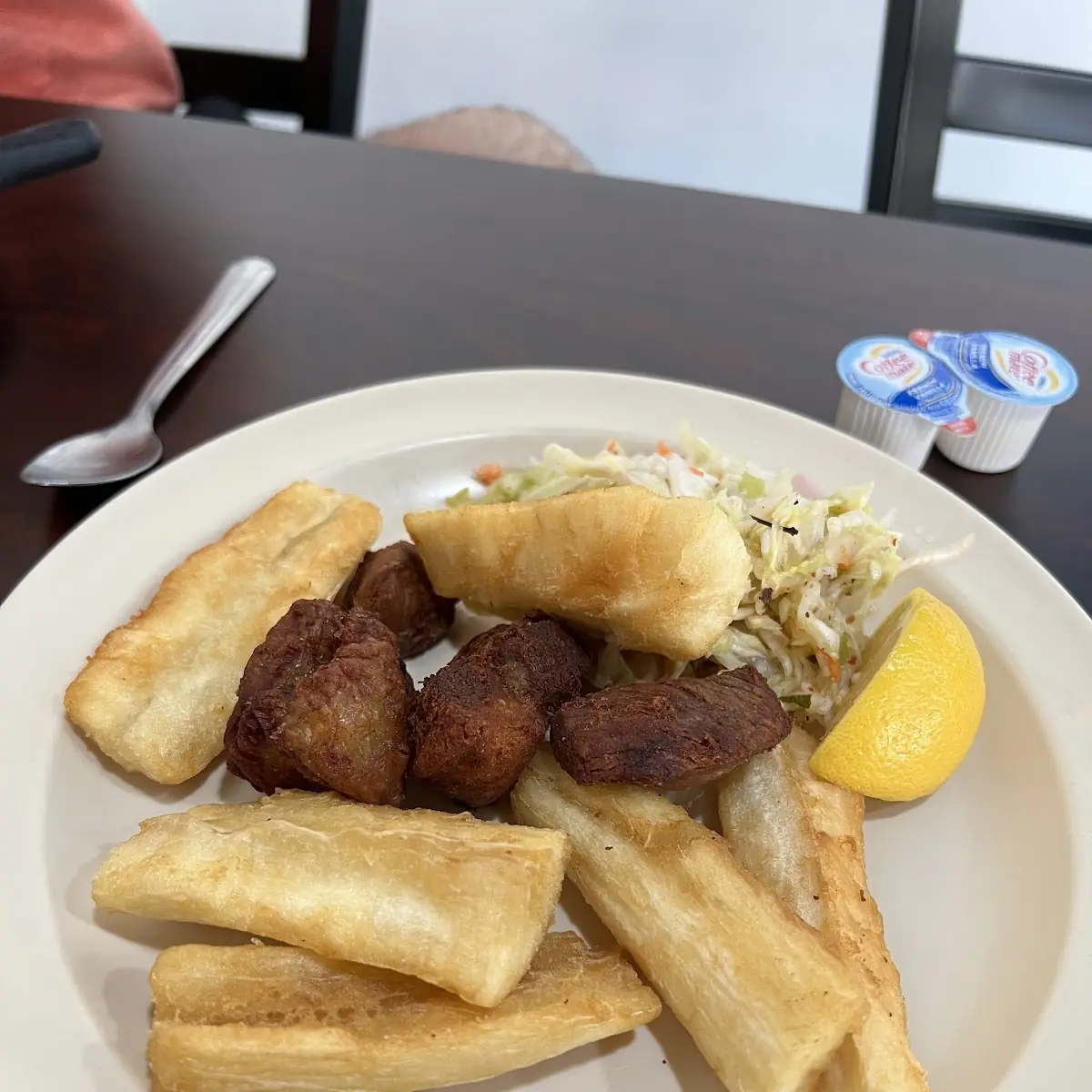 Yuca Con Chicharrón Cassava with Fried Pork Rind