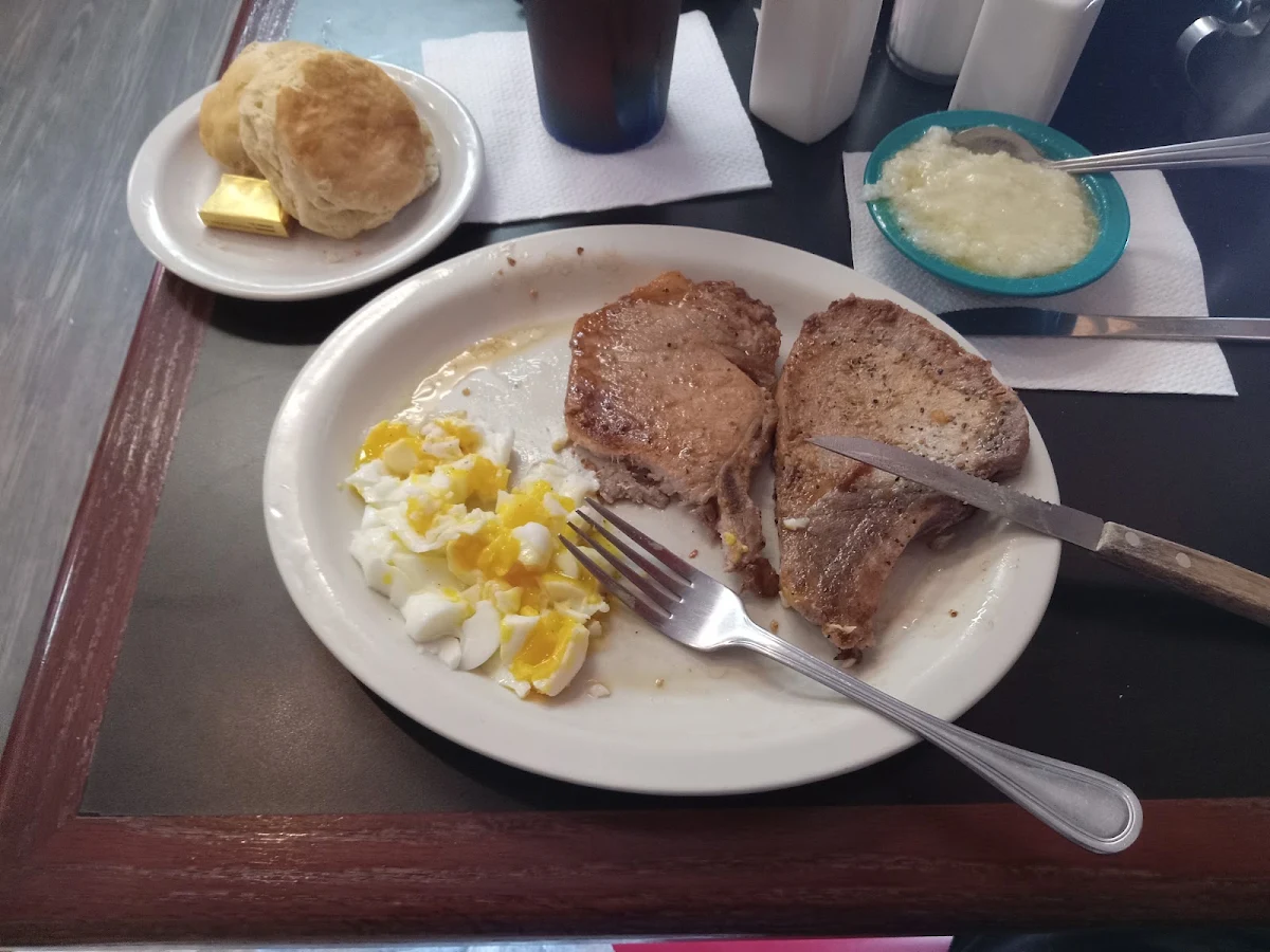 Pork Chops and Eggs