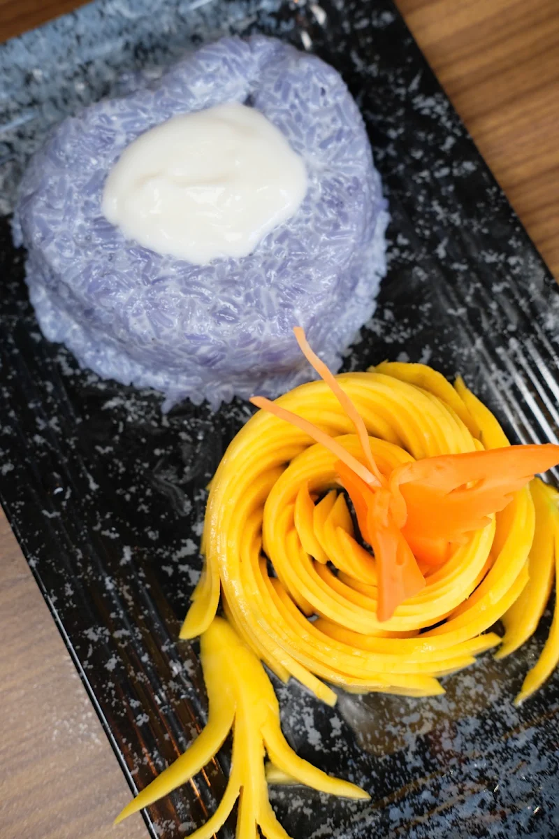 Mango Sticky Rice with Cashew Nuts, Thai Room - Cabbagetown