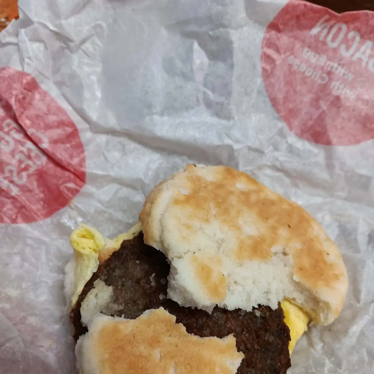 Sausage Egg Sandwich