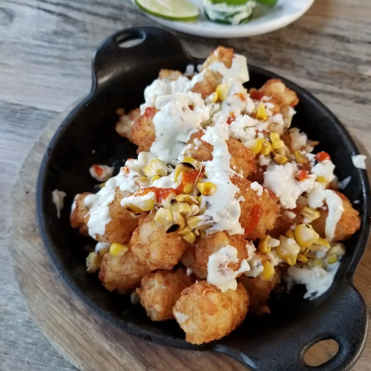 Spicy Street Corn Tots