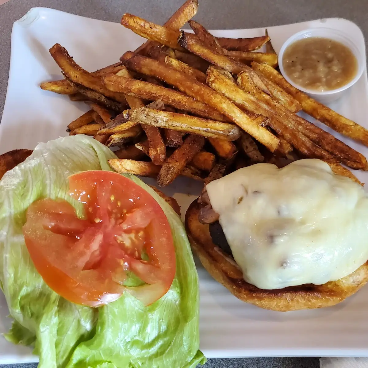 Mushroom Swiss Burger