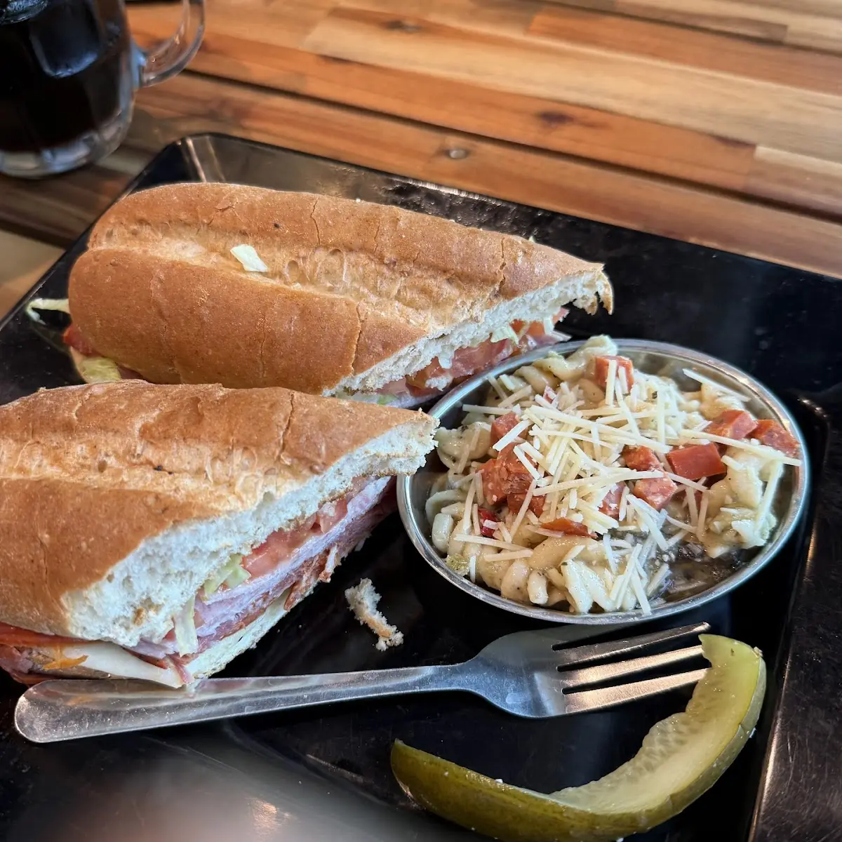 Italian Sub and Pasta Salad