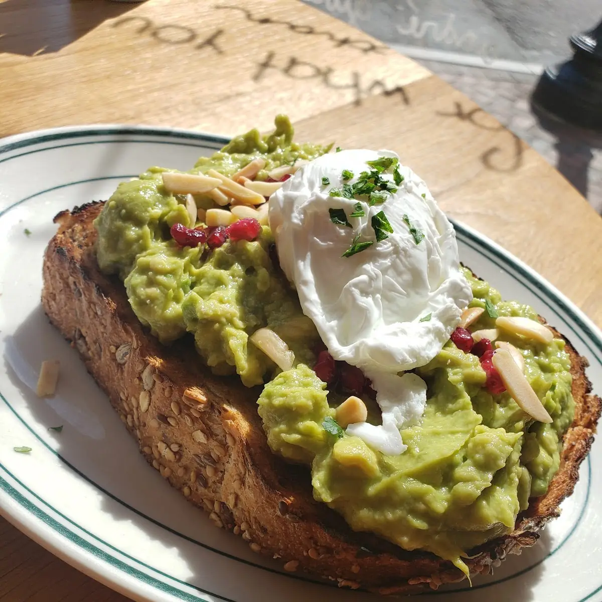Avocado Toast Poached Egg