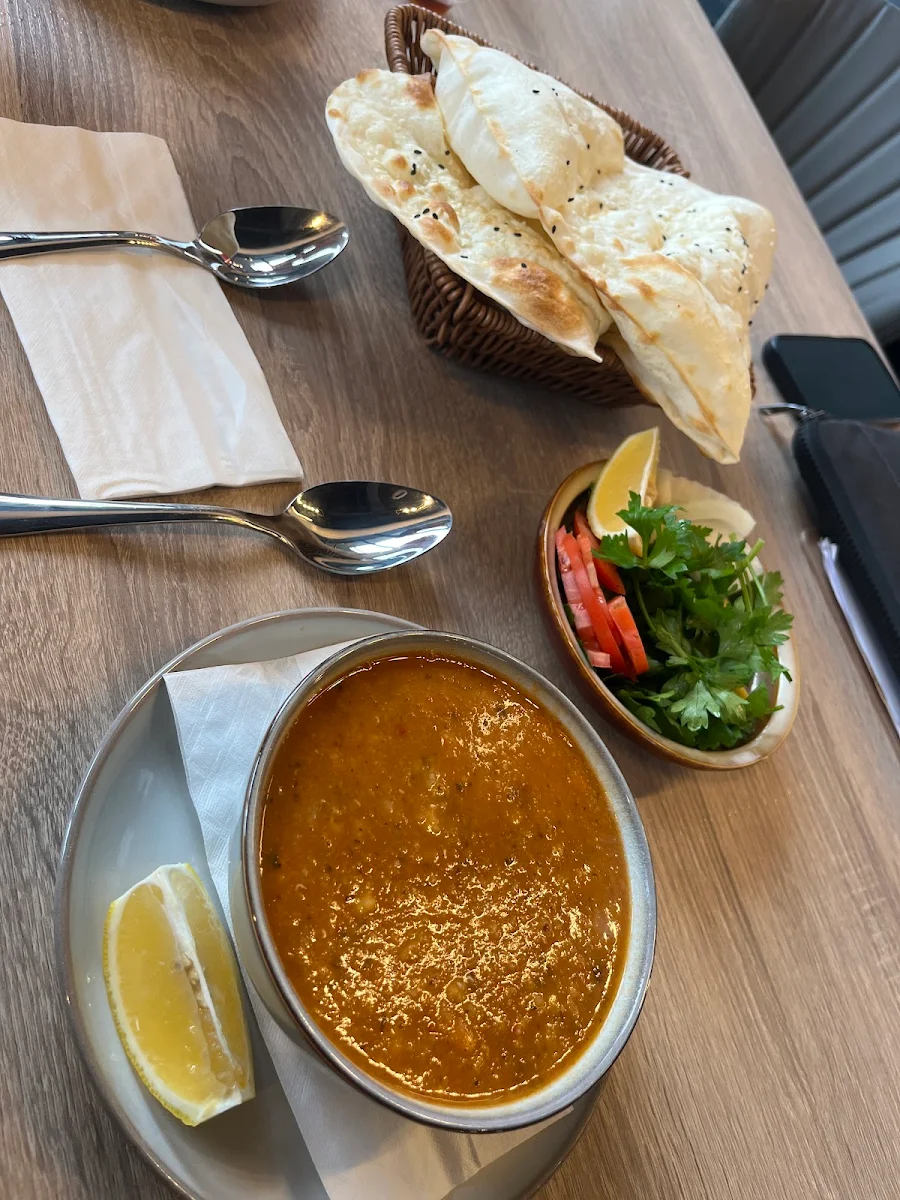 Mercimek Çorbası Lentil Soup, Turkish Corner Food