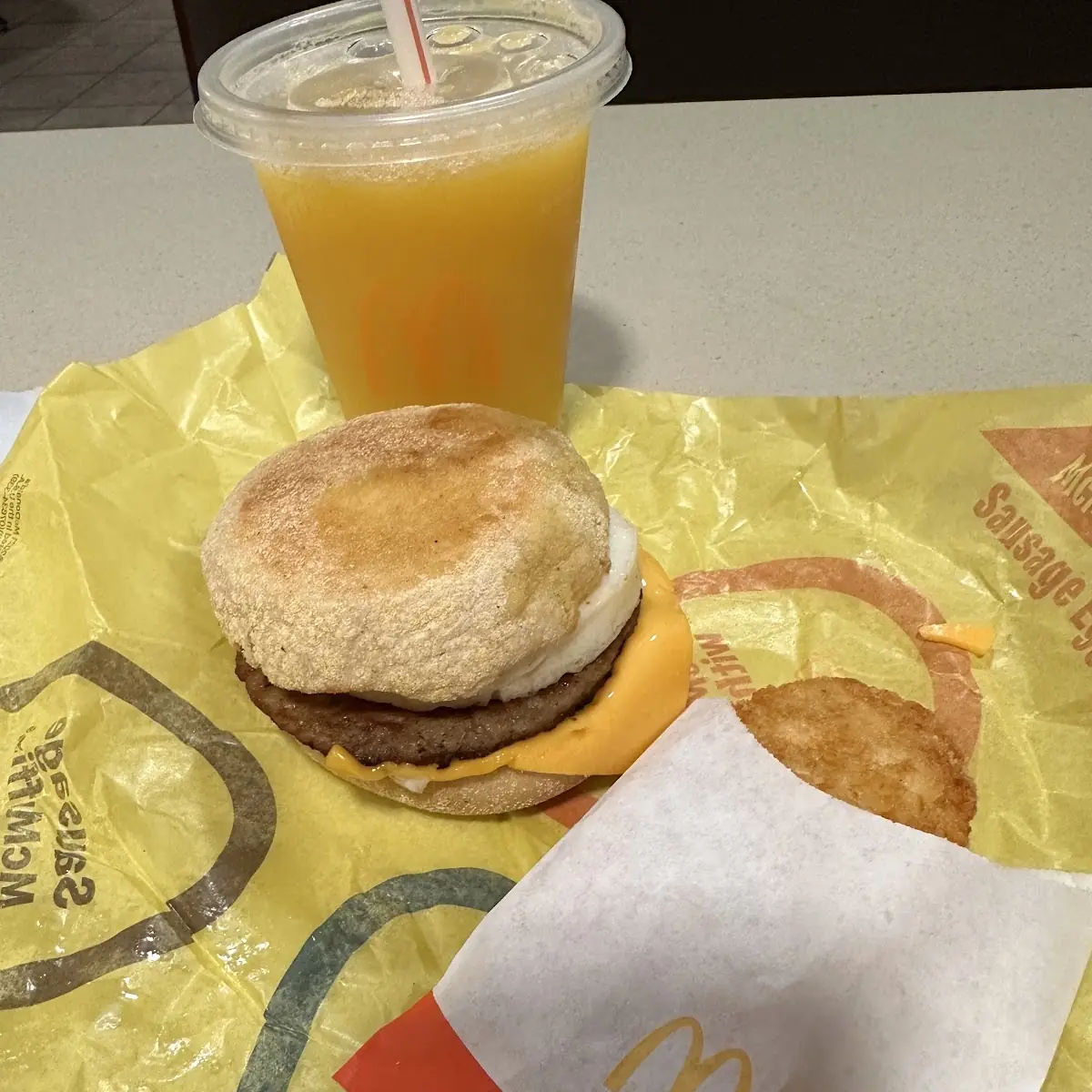 Sausage Egg Mcmuffin Meal