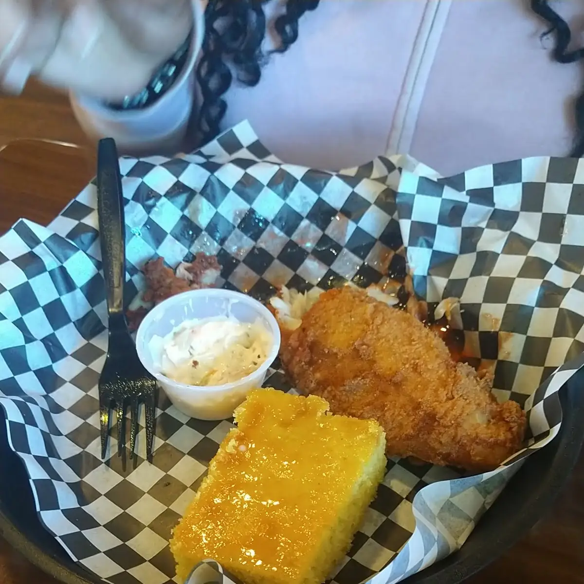 Fried Fish and Cornbread