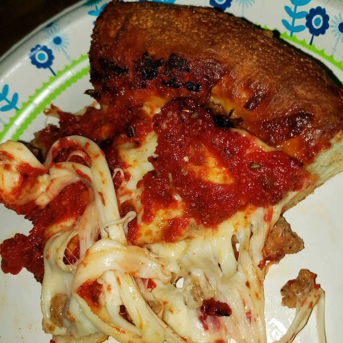 Large Detroit Deep Dish Cheese Pizza