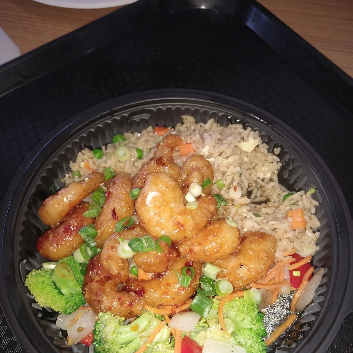 Honey Walnut Shrimp Fried Rice