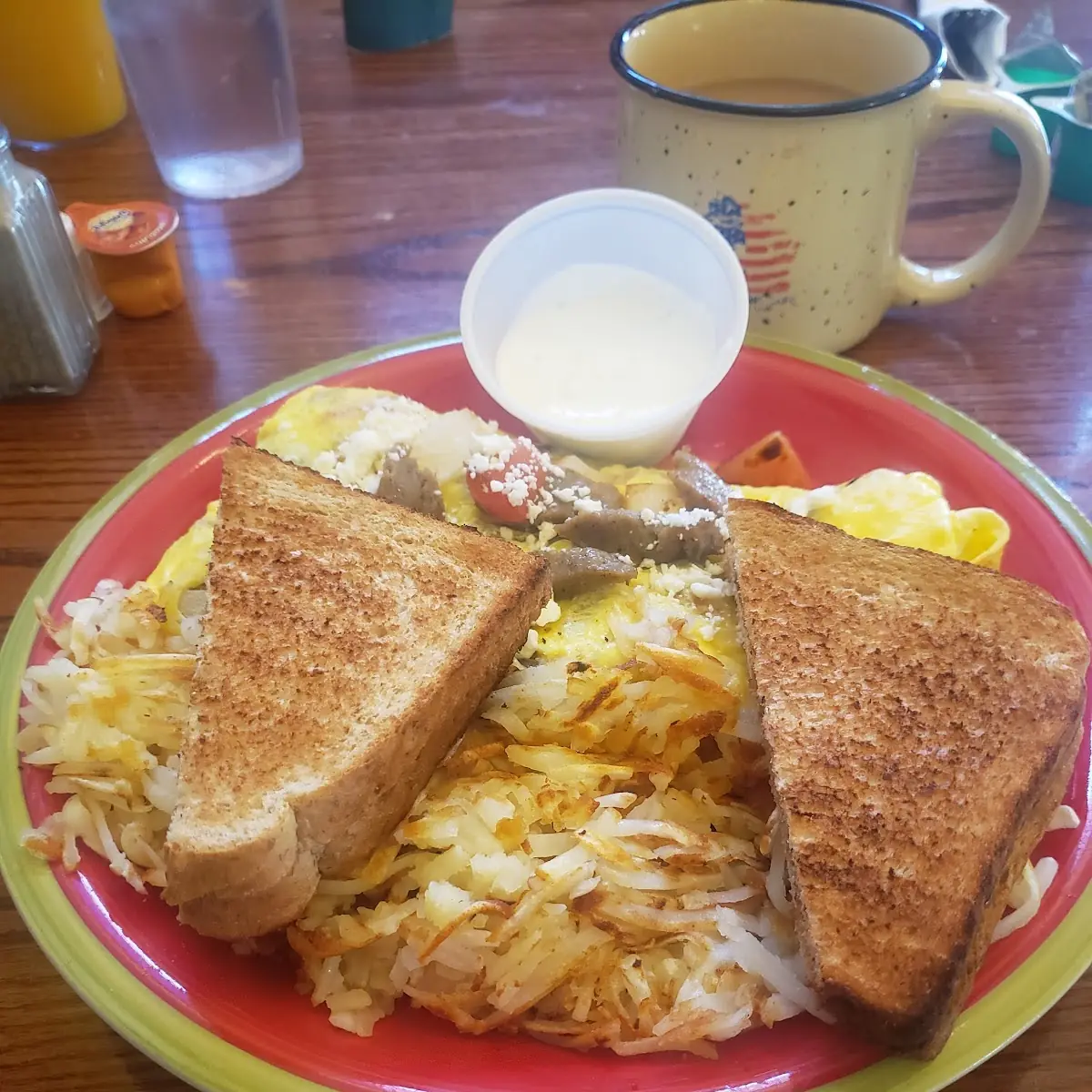 Gyro Omelette