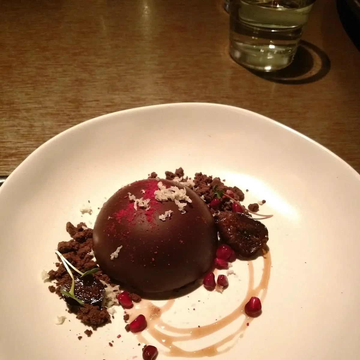Ganache White Chocolate Bombe
