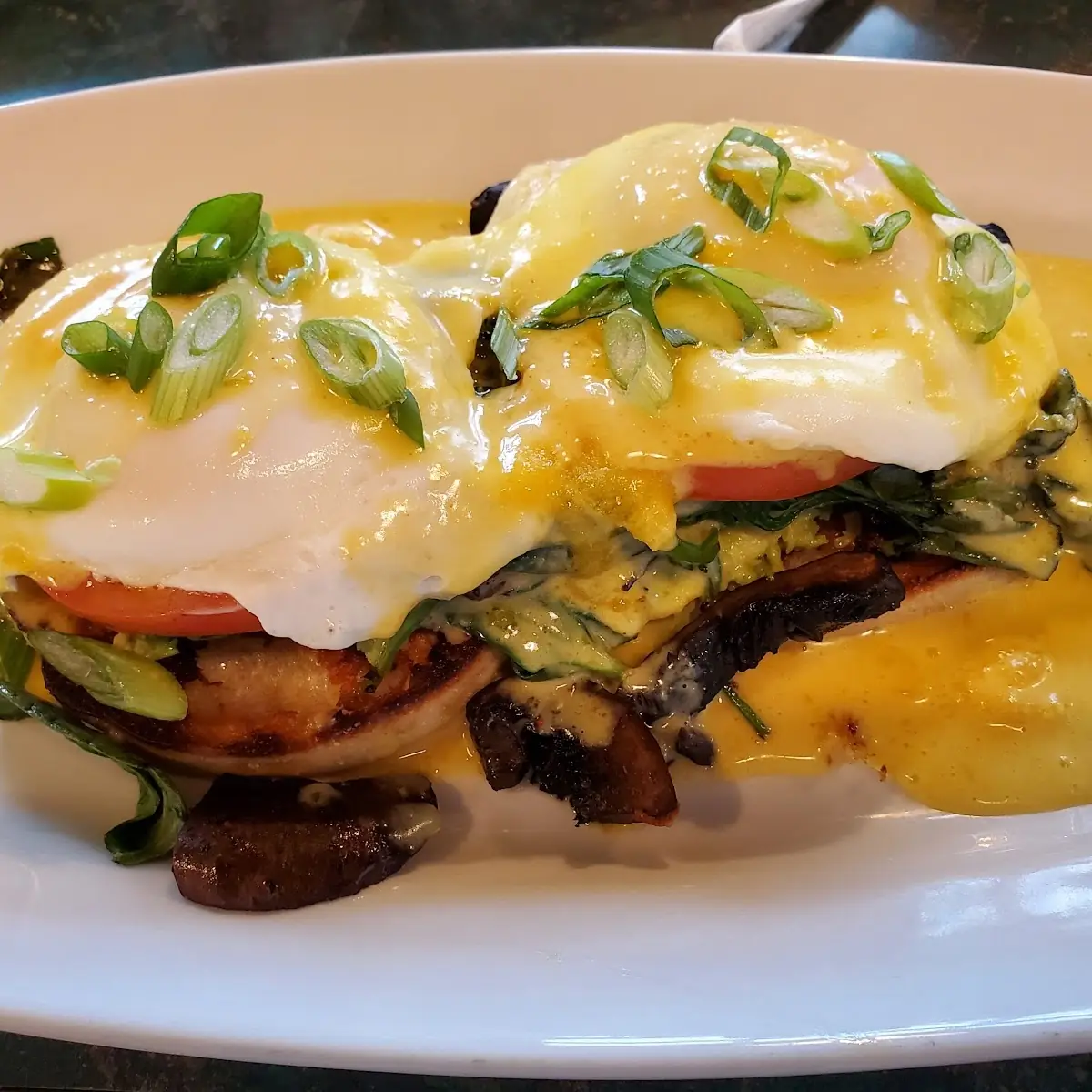 Vegetarian Eggs Benedict