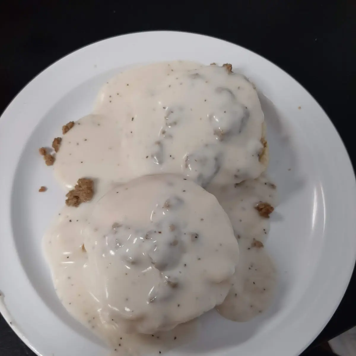 Sausage Gravy & Biscuit