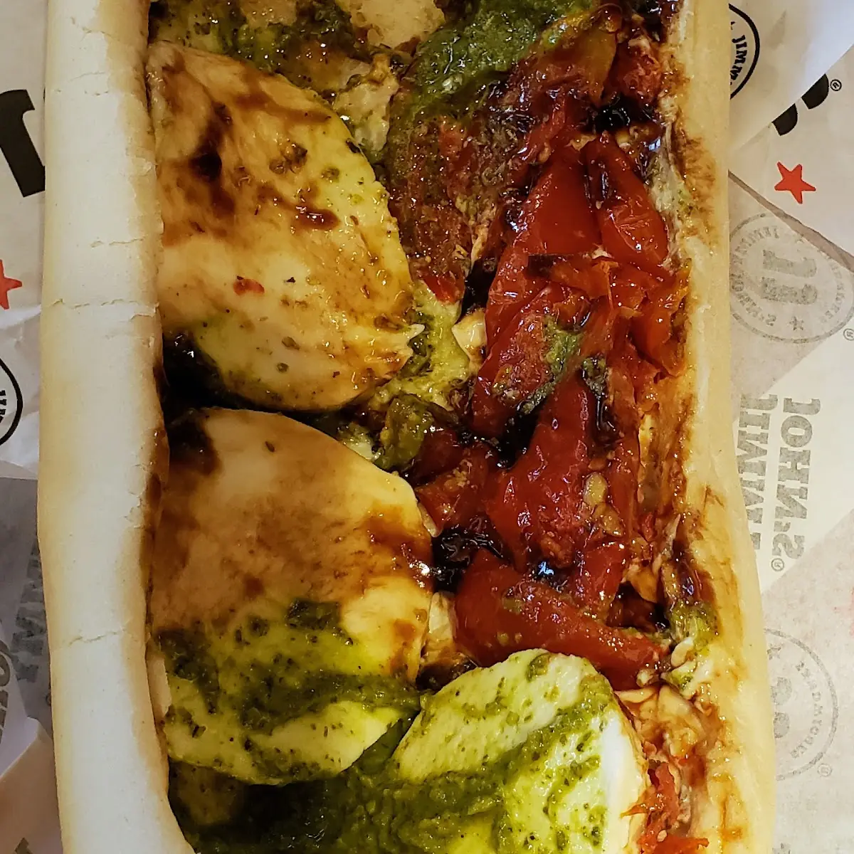 Caprese Pesto Sandwich