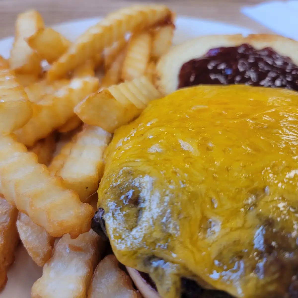 BBQ Bacon Cheeseburger Minus the Bacon